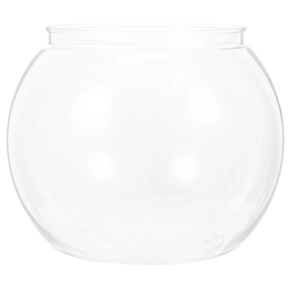 Plastic Fish Bowls Round Aquarium Clear Fish Keeper Tanks Vase Pot Goldfish Bowl Fish Bowls Diy Snow