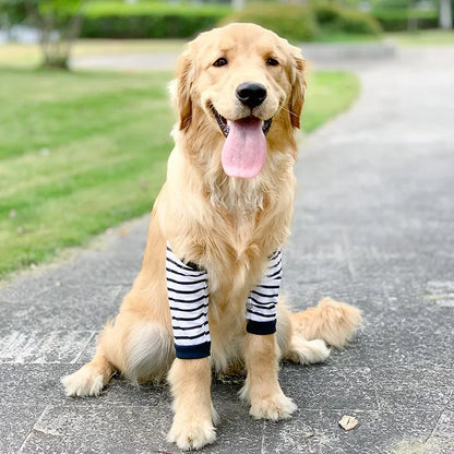 犬用肘プロテクター 肘ブレースパッド 中型犬・大型犬用 犬用膝パッド 衣類関節保護カバー 耐摩耗性 ペット用品