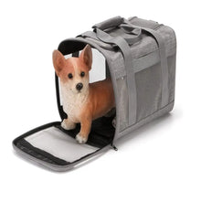 One Shoulder Polyester Pet Carrier Bag Breathable Mesh Simple Design Pet Bag Portable Handbag Style Pet Backpack Outdoor Travel