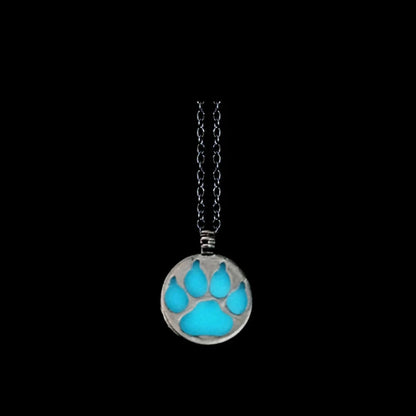 Luminous Glowing Lotus Cat Snake Ox Elephant Pendant Necklace Glow In The Dark Tree Necklace for Men Women  Halloween Gift