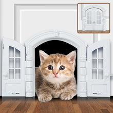 New Cat and Dog House, Cat Door, Dog Hole, No Flip Cover, Door Block, Pet Door, French Cat Door