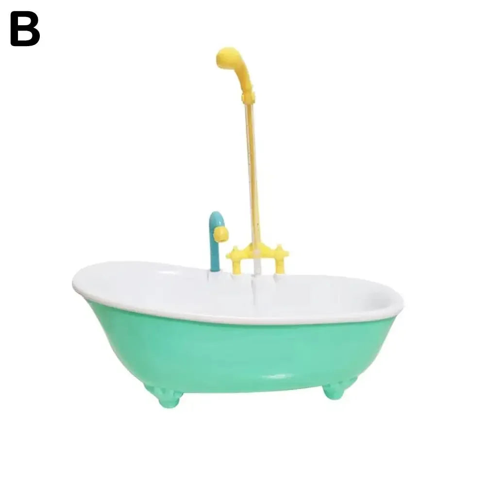 Parrot Automatic IntelligentBath Bird Shower Bathtub Supplies Blue Cute Plastic Cage AccessoriesHousehold Accessory Bird Bath