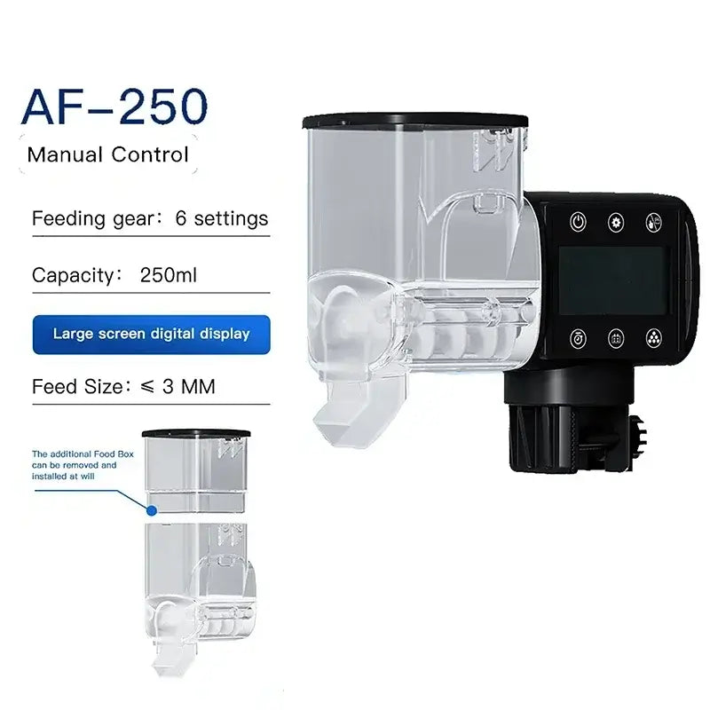 Aquarium Fish Tank Feeder Intelligent Automatic Feeder Digital Timing Wifi Wireless Remote Control Fish Feeding