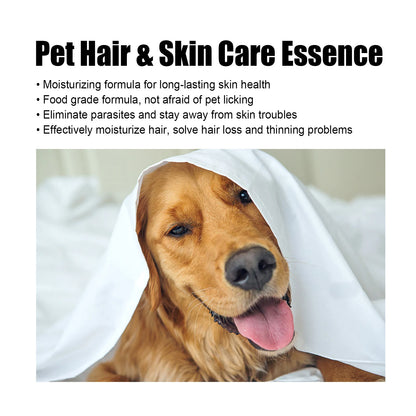 Pet Hair Care Essence Cat Hair Softening Moisturizing Dog Coat Conditioner Itch Relief Deodorizer Anti Flea Dog Hair Care Cream