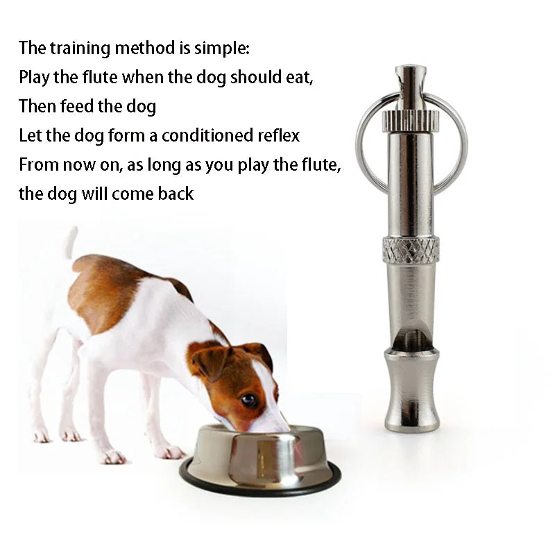 stainless steel Dog Whistle To Stop Barking Bark Control For Dogs Training Deterrent Whistle Puppy Adjustable Training