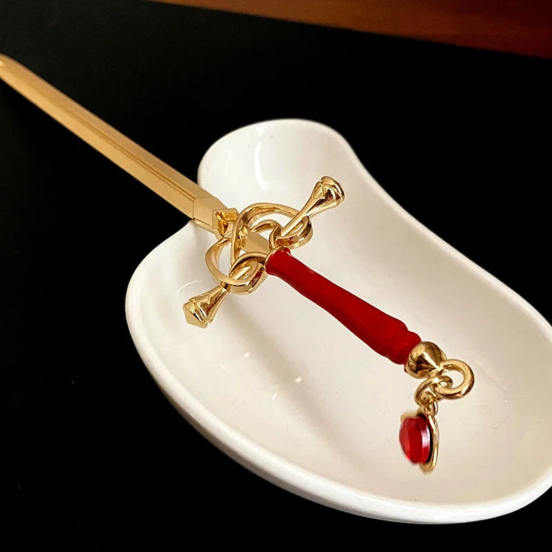 Sword Hairpin Hair Accessories Chinese Hair Sticks Headband Hair Woman Diy Hairstyle Harajuku Vintage Jewelry Bridesmaid Gift