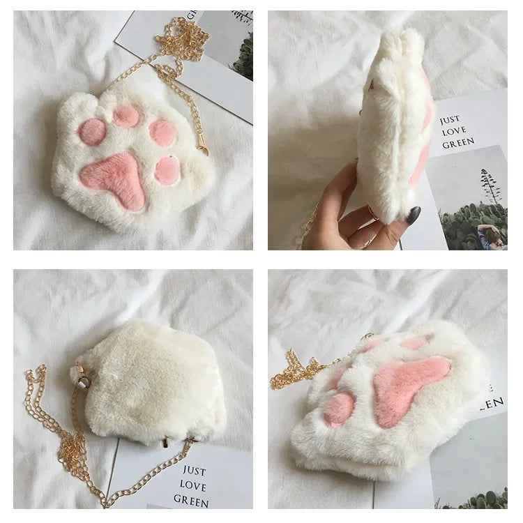 Japanese Style Kawaii Bag Women Cartoon Plush Shoulder Bag for Women 2022 New Crossbody Bag Small Phone&Purse Bag Bolsa Feminina