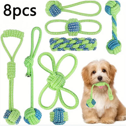 Wint Dog Cotton Rope For Relieving Boredom Grinding Toys Iarge And Medium-Sized Puppy Toys Dog nteractive Anti Bite Tug of War