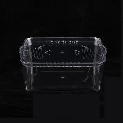 Fall Prevention Explosion-proof Fish Tank Transparent PET Desktop Goldfish Bowl Water Plant Turtle Tank Stackable Cube Fish Tank