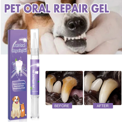 Pet Oral Gel for Dogs & Cats – Fresh Breath & Tartar Control