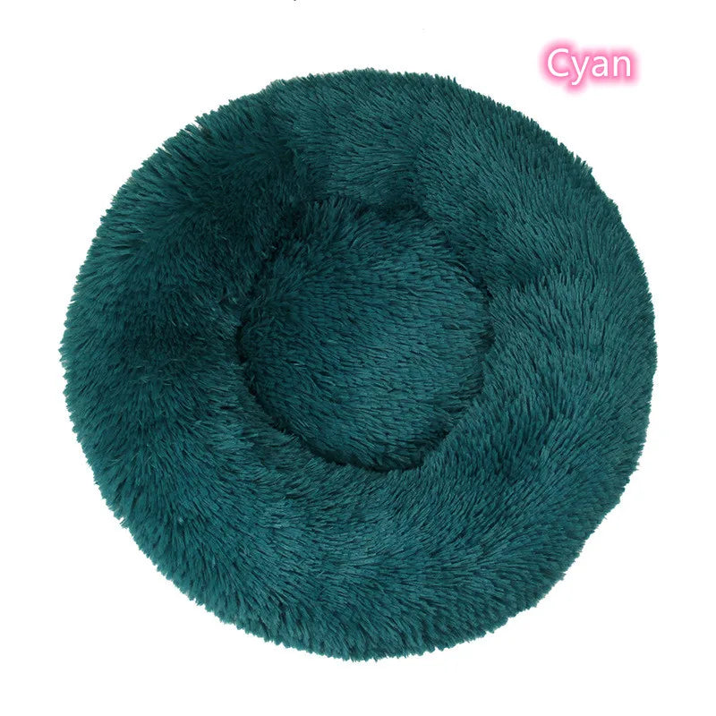 Super Soft Pet Cat Bed Plush Full Size Washable Calm Bed Donut Bed Comfortable Sleeping Artifact Suitable For All Kinds Of Cats