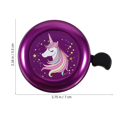 Clear Handlebar Bell Kids Bike Cartoon Bell Loud Warning Alarm Clear Sound Kid Bike Ring Bell Safety Cycling Accessories