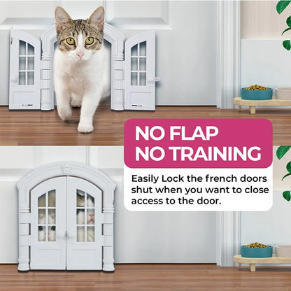 New Cat and Dog House, Cat Door, Dog Hole, No Flip Cover, Door Block, Pet Door, French Cat Door