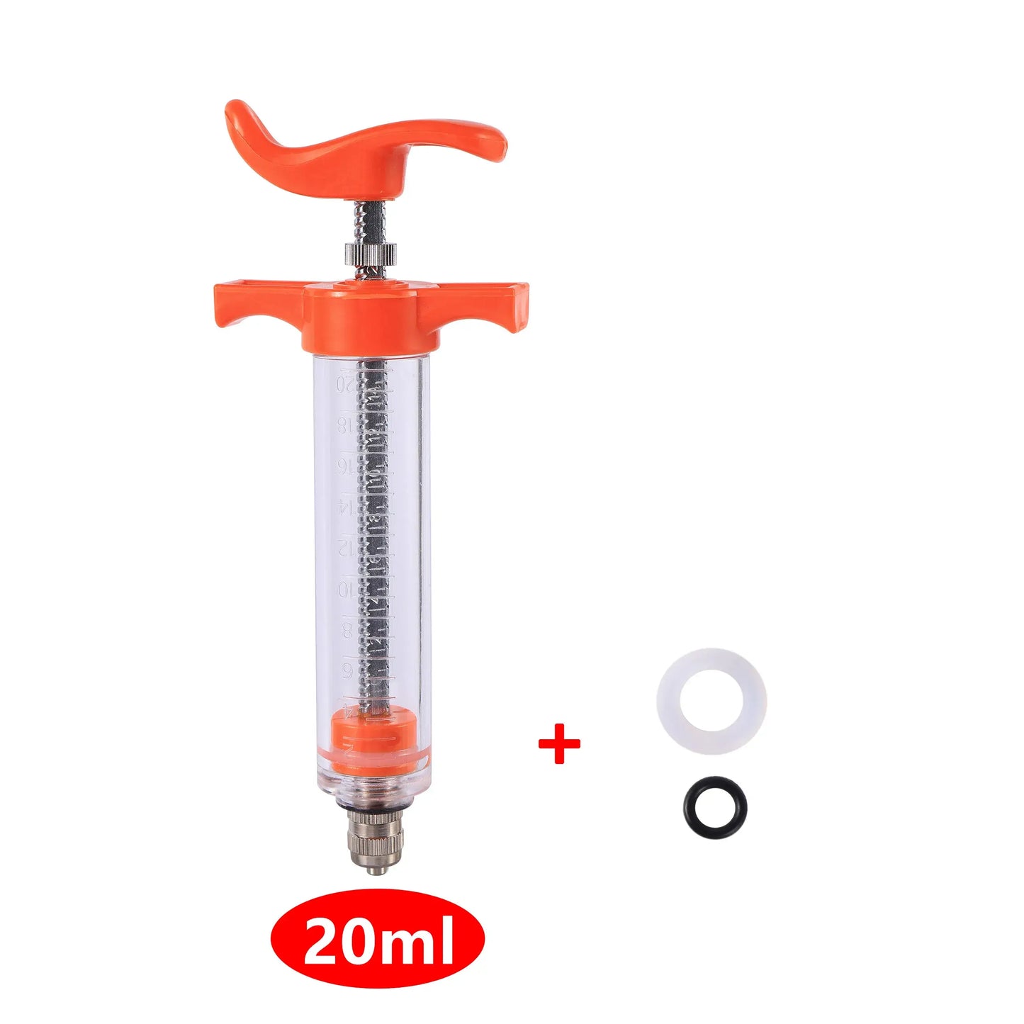 10ml 20ml Veterinary farm poultry family Syringe food Injection Animals bird canary parrot feeding water tool Needle