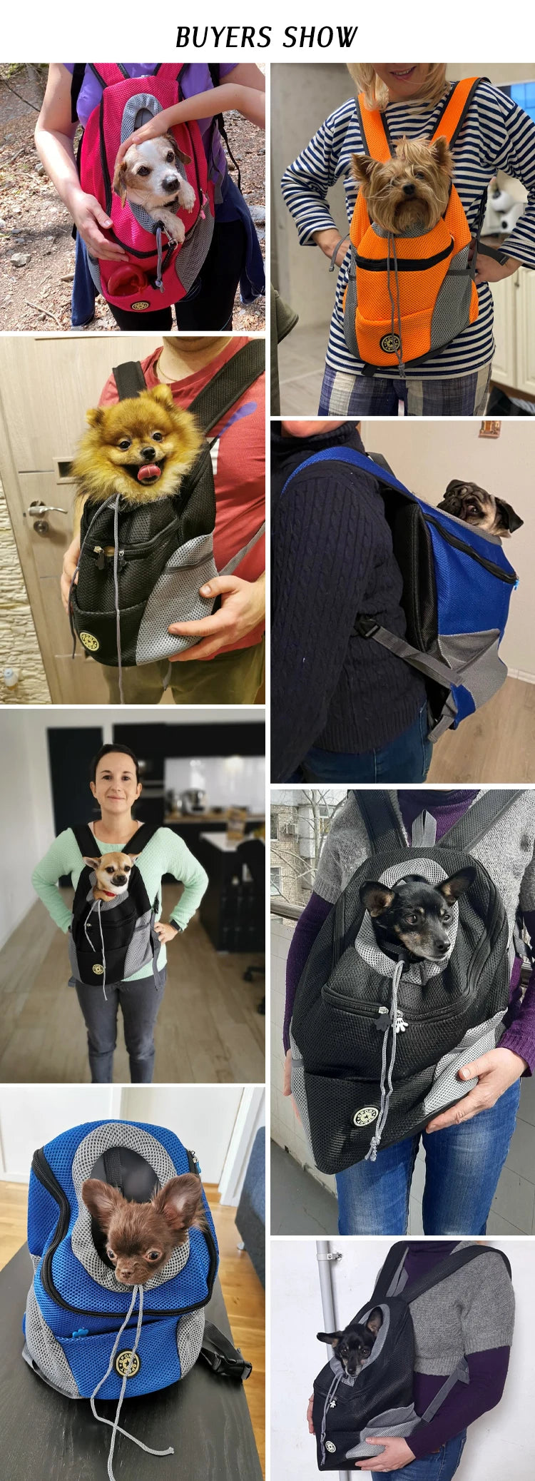 Pet Dog Carrier Bag Puppy Carriers Backpack For Dogs Travel Breathable Dog Bag Outdoor Dog Carrier Bag Pet Carrying Supplies