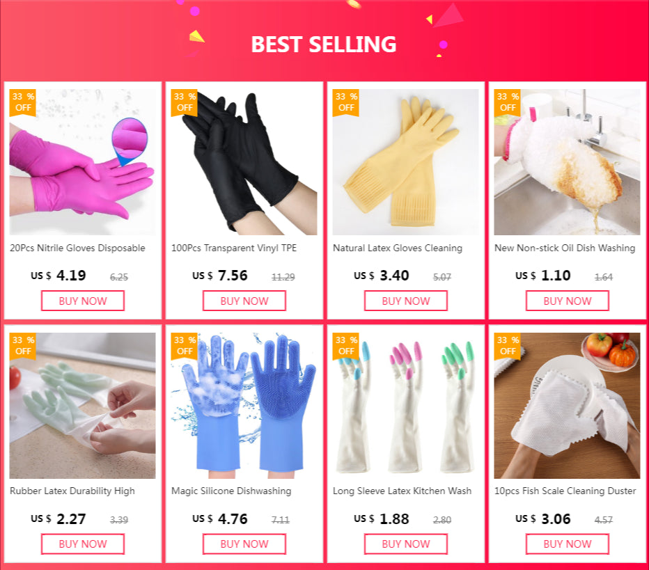 6pcs Disposable Pet Cleaning Gloves for Cats & Dogs Bath