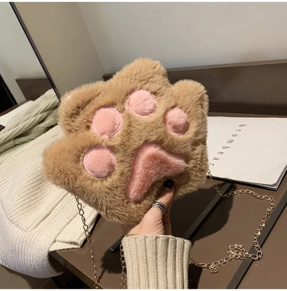 Japanese Style Kawaii Bag Women Cartoon Plush Shoulder Bag for Women 2022 New Crossbody Bag Small Phone&Purse Bag Bolsa Feminina