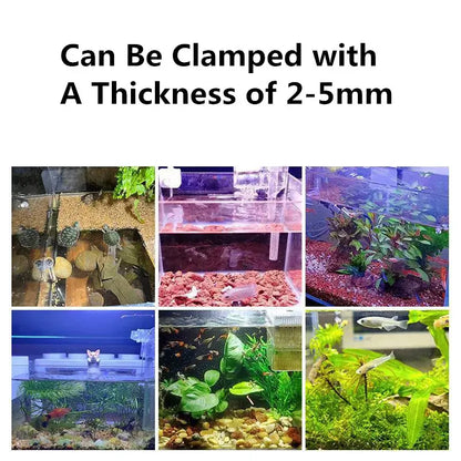 3W 5V USB 水族燈 LED 防水魚缸照明水下魚燈水族箱裝飾植物燈迷你魚缸燈