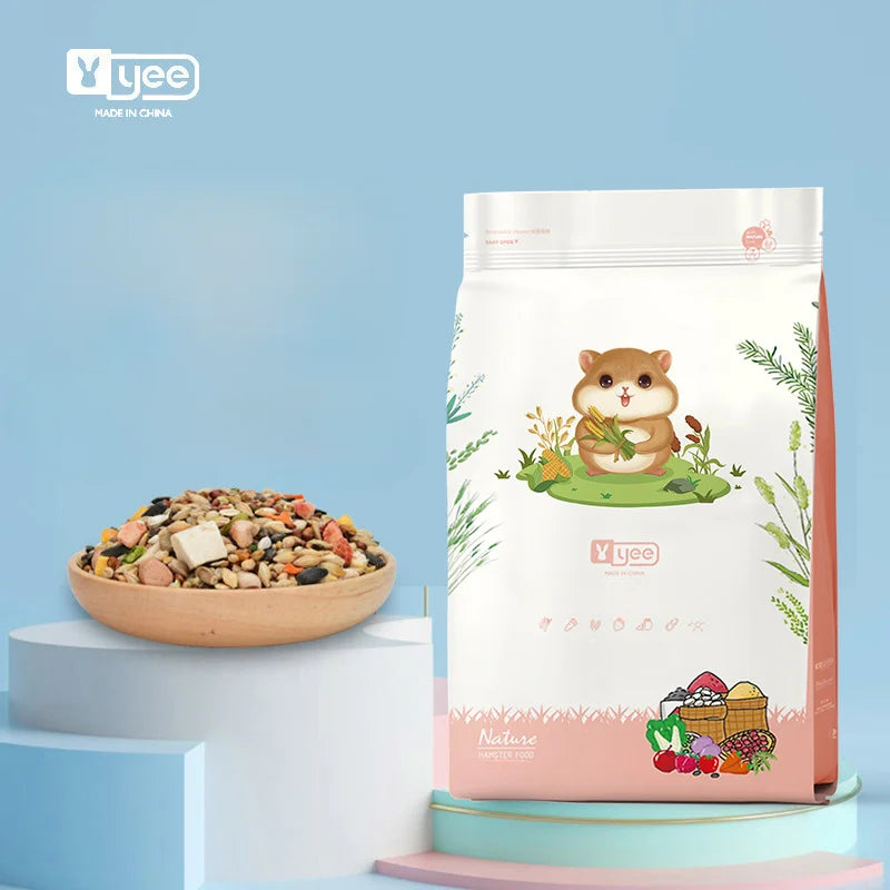 Yee Hamster Grain Golden Bear Nutrition Staple Food Feed Bread Worm Grain Self-matching Package Flower Branch Snack Supplies