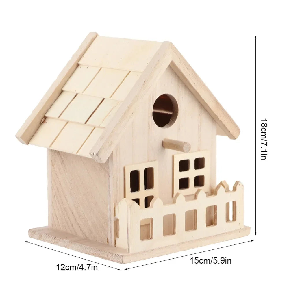 Wooden Bird house Breeding Box Budgerigar Nest Large Quantity In Stock Hanging Bird House Birds Cages & Nests