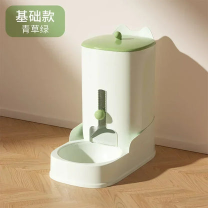 New Pet Cat Large Capacity Water Food Automatic Feeder Drinking Water Supplies Food Container Water Dispenser Dry Wet Separation