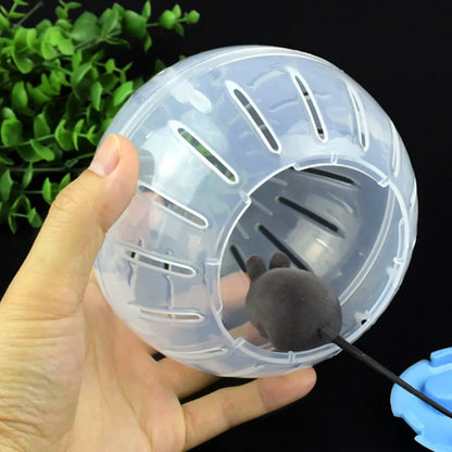 プラスチック製アウトドアスポーツボールグラウンダーラット小動物マウスジョギングボールおもちゃハムスタージャービルエクササイズボールプレイおもちゃ小動物用品