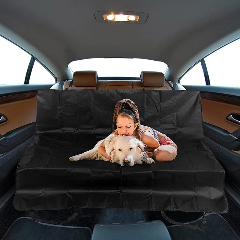 Car Rear Seat Cover Dog Mat Blanket Hammock Pup Travel Pad Protector Durable Fit Pet Protector for Car Truck SUV Waterproof Pads