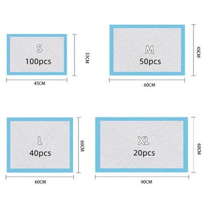 Pet Urine Pad Disposable Dog Cat Diaper Thick Diaper Non Wet Pet Clean Product Non-woven Fabric Wood Pulp Polymer Dog Toilet Pad