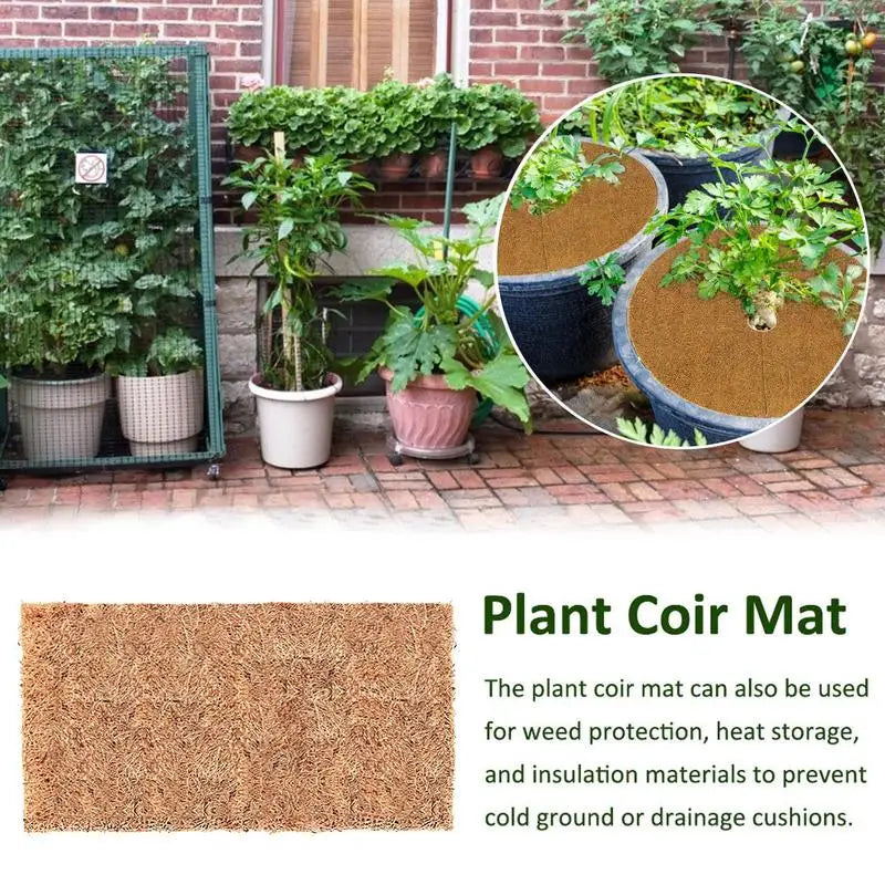 Reptile Carpet Natural Coconut Fiber Coir Tortoise Mat For Pet Terrarium Liner Reptile Supplie Lizard Snake Gardening Pot Carpet