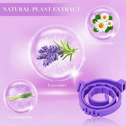 Pet Calming Collar for Cats & Dogs – Lavender & Chamomile