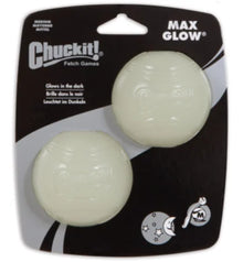 Chuckit Max Glow Ball Dog Toy  for dogs