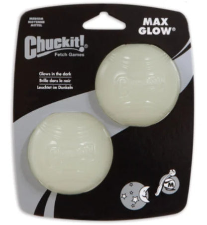 Chuckit Max Glow Ball Dog Toy  for dogs