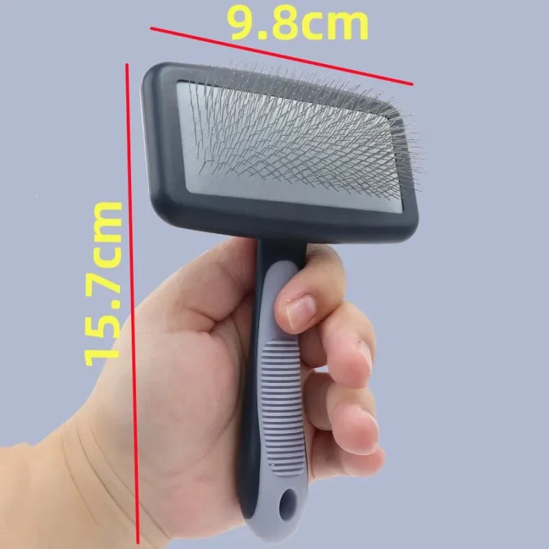 Dog Comb Dog Grooming Brush Massage Cat Brush Pet Hair Remover Stainless Steel Combs for Dogs Hair Knot Opening Pets Accessories