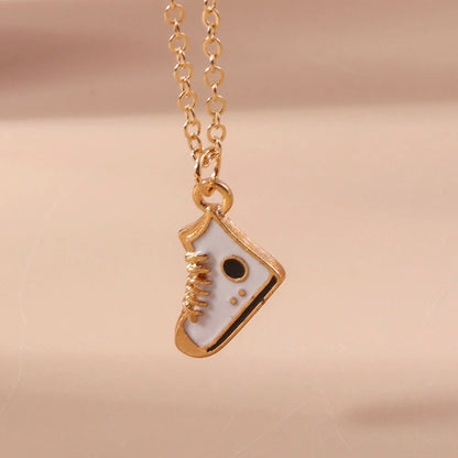 Cute Enamel Dog Cat Paw Necklaces for Women Men BFF Best Friends Couple Matching Pendant Necklace Set Birthday Gifts