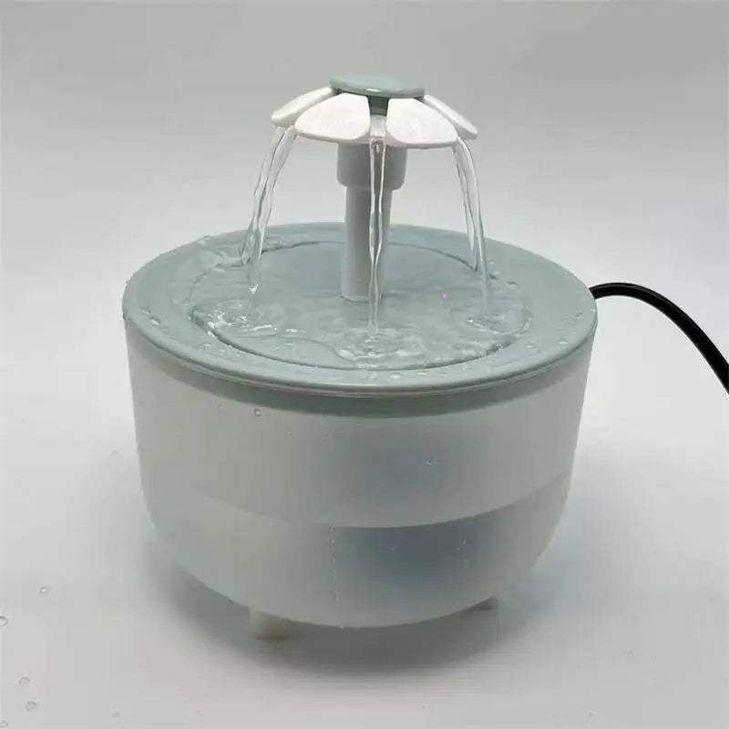 Cat Water Fountain Auto Filter Transparent Cat Drinker USB Electric Mute Recirculate Filtering Drinker for Cats Water Dispenser