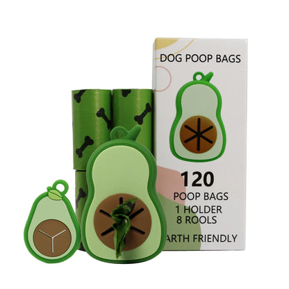 Biodegradable Dog Poop Bags with Silicone Clip Holder