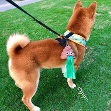 Fecal Shape Dog Poop Bag Dispenser for Outdoor Pet Waste