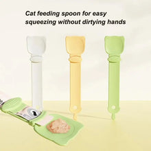 ペット用餌スプーン フードスクープ 猫用ストリップスクイーザー フィーダーディスペンサー 屋内用 子犬 子猫用 スナック 液体フードスクープ 子猫用 ペット用品
