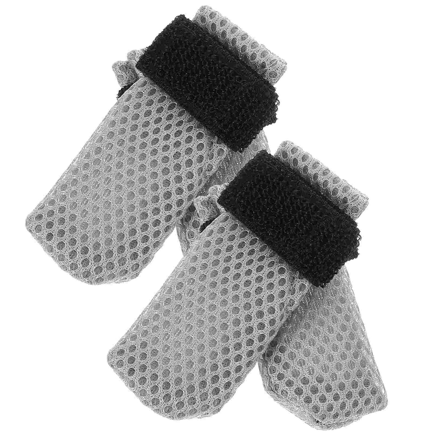 4 Pcs Cat Feet Scratch Protector Kitten Claw Caps Socks for Cats Mittens Indoor Anti Booties Polyester Nails Shoes
