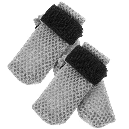4 Pcs Cat Feet Scratch Protector Kitten Claw Caps Socks for Cats Mittens Indoor Anti Booties Polyester Nails Shoes