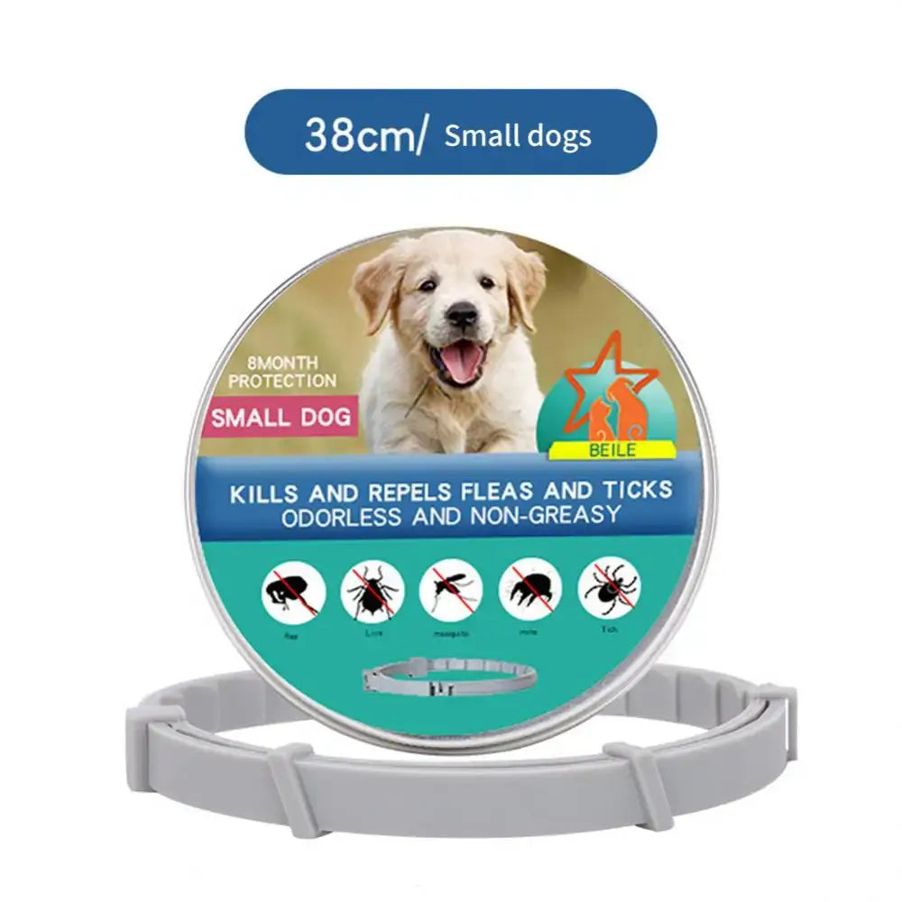 Silicone Pet Collar Protection Retractable Control Insect Repellent Flea Dog Anti Flea And Ticks For Puppy Cat Large Dogs