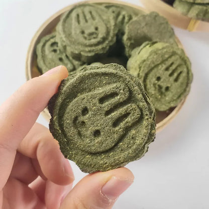 倉鼠磨牙蛋糕餅乾動物兔子豬磨牙咀嚼玩具天然絲瓜絡清潔絲瓜絡片小寵磨牙零食