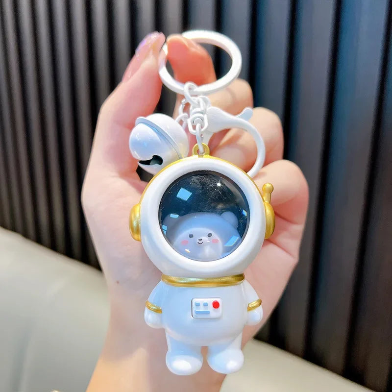 Cute Bear Bag Small Night Light Keychains Kawaii Bags Light Key Chain