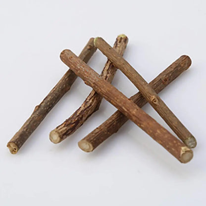 10pcs/bag Cat Chew Toys Natural Catnip Stick Pet Cats Kitten Snacks Matatabi Teeth Molar Chewing Toys Stick