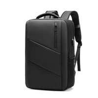 XOKY 18インチ メンズ ビジネス ノートパソコン バックパック 高品質 大容量 バックパック 防水 USB 旅行 バックパック メンズ キャンプ モカイラ