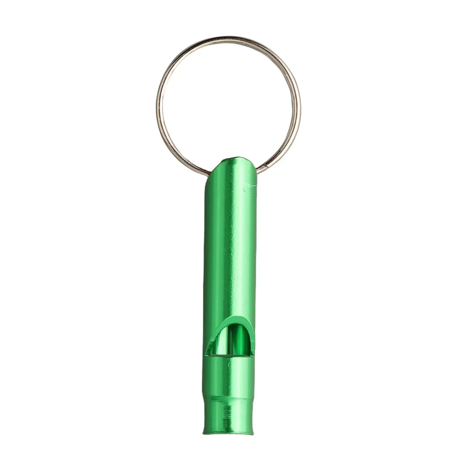 Hiking Keychain Whistle Outdoor Training 45*8mm Aluminum Alloy Distress Helper Mini For Birds For Training Pets