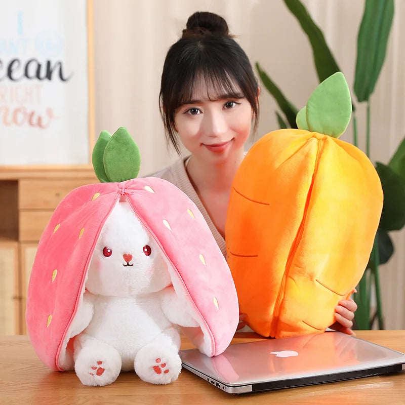 35cm Creative Funny Doll Carrot Rabbit  Toy Stuffed Soft Bunny  Toys for Kids Girls Birthday Gift