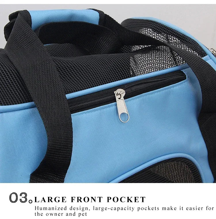 Portable Dog Cat Carrier Bag Pet Puppy Travel Bags Breathable Mesh Small Dog Cat Dogs Outdoor Tent Carrier Outgoing Pets Handbag