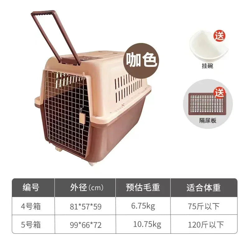 Pet Product Plastic Dog Flight Cage For Transport animal cages pet carrier xxl pet cages carriers houses large kennel