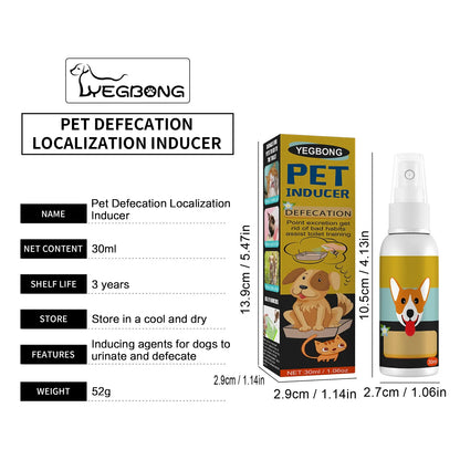 Dog Potty Training Spray Cats Kitten Outdoor Urine Poops Stool Location Helps Puppies Toilet Pet Positioning Defecation Inducer